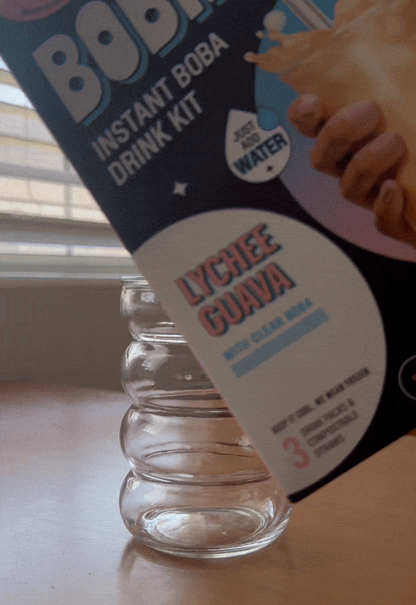 Iced Lychee Guava Green Tea Boba – BOBABAM