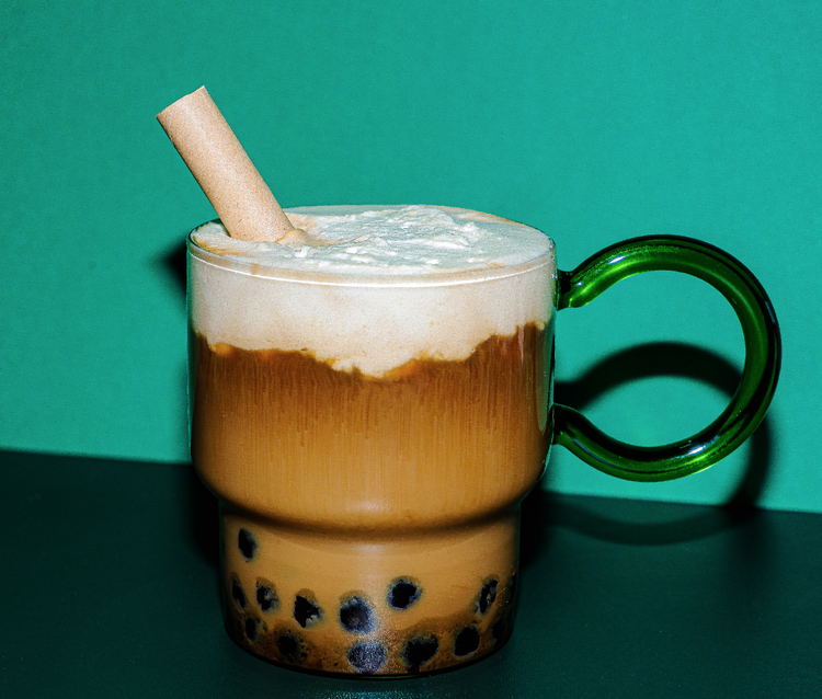 Boba Bourbon Irish Coffee