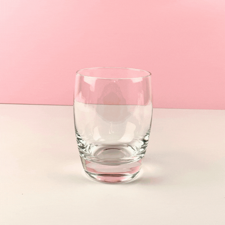 Strawberry Green Tea Boba recipe gif using BOBABAM Strawberry instant boba drink kit